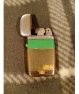 Vintage Scripto Vu-Lighter Clear See Through with two mini Dice - $28.97