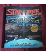 Star Trek Where No One Has Gone Before A History in Pictures book J.M. D... - $13.70 CAD