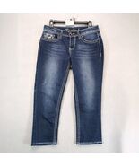ND Weekend Embellished Crop Jeans Women's 6 Stretch Denim Y2K Low Rise 3... - €17,04 EUR