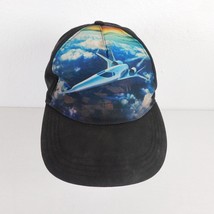BOEING Baseball Hat Above Beyond Rocket Ship Space Earth Hook Loop One Size FLAW - £6.17 GBP