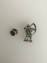 Robin Hood Pewter Lapel Pin Badge Handmade In UK - $7.50