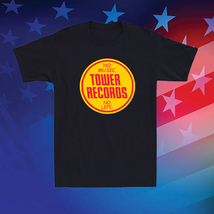 New Shirt TOWER RECORDS Logo Men&#39;s T-Shirt Heavy Cotton Size S to 5XL - £19.98 GBP+