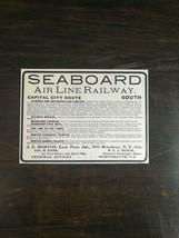 Vintage 1902 Seaboard Air Line Railway Original Ad 1021 - £5.22 GBP