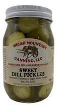 AMISH SWEET DILL PICKLES - 100% All Natural 1-12 16 oz Jar Lot Homemade ... - £7.85 GBP+