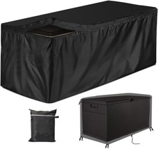Deck Box Cover Waterproof Heavy Duty Patio Storage Box Cover with Zipper... - €41,81 EUR