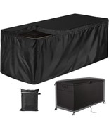 Deck Box Cover Waterproof Heavy Duty Patio Storage Box Cover with Zipper... - $49.16