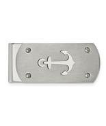 Chisel Stainless Steel Brushed and Polished Anchor Money Clip - $1,321.61 MXN