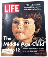 Vintage Life Magazine October 20, 1972 - The Middle Age Child, Nixon - $12.26 CAD