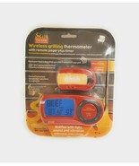 TAYLOR Wireless Grilling Thermometer Remote Pager Timer NEW - £14.90 GBP