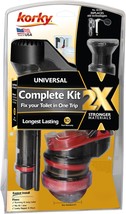 Korky 4010Xp 2X Long-Life Standard 2-Inch Complete Toilet Repair Kit, Black - $802.01 MXN