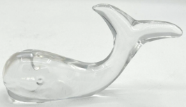 Anna Hutte Bleikristall Glass Crystal Whale Paperweight Figurine SKU PB206 - £13.56 GBP