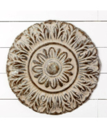 Embossed Floral Wall Tin in Distressed Metal - 20 inch - $51.97 CAD