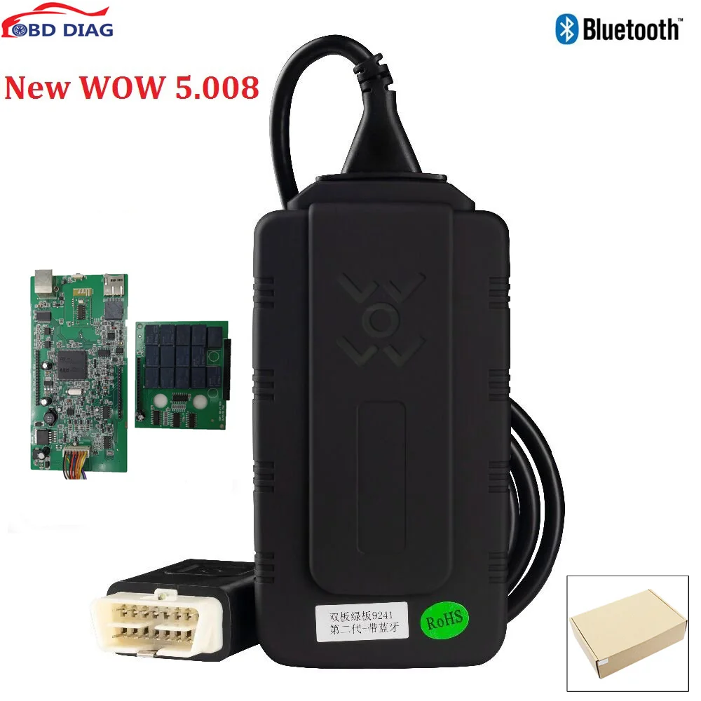 W0W 5.008 AK DS150E Wow Snooper 2022 with Bluetooth free keygen for multi  cars  - $148.40