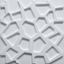 Dundee Deco 3D Wall Panels - Modern Brick Paintable White PVC Wall Paneling for  - £6.15 GBP+