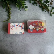 Vintage Hello Kitty Stamp Set And Stamps Card Book 1976 Sanrio Co. - £61.02 GBP