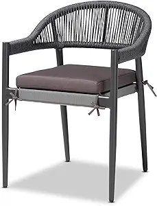 Baxton Studio Dining Chairs, Grey - £228.06 GBP