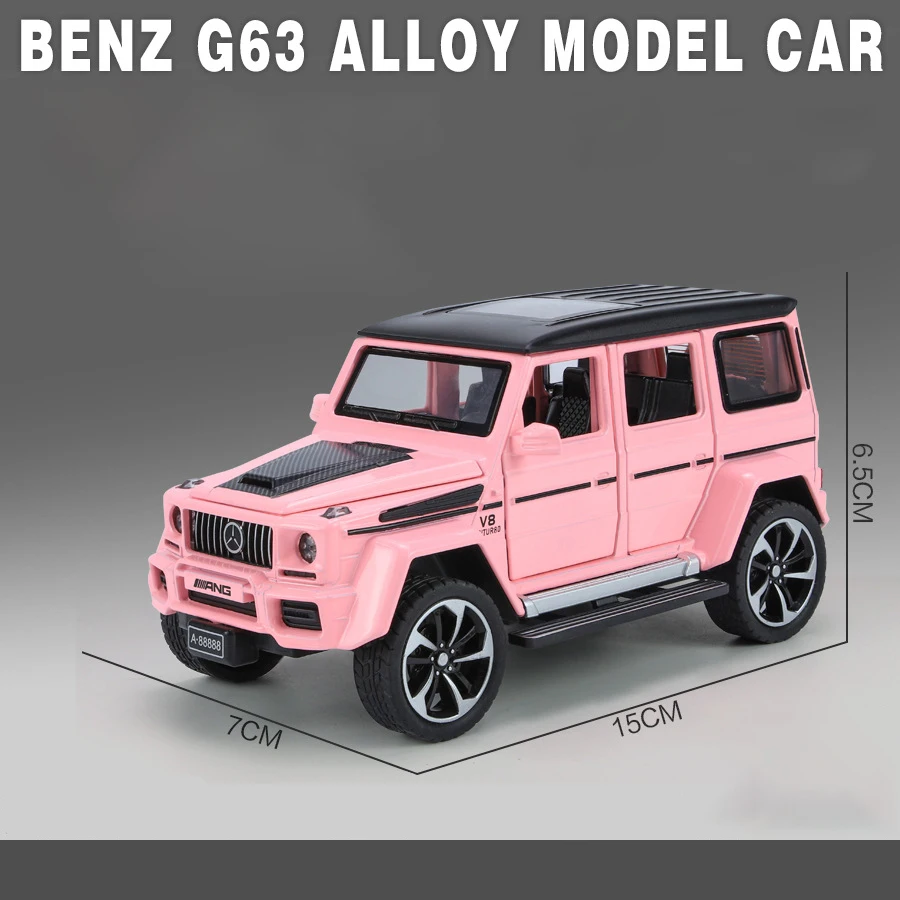 1:32 Mercedes Benz Brabus G63 Miniatures Off-road SUV Alloy Metal Diecas... - £18.59 GBP