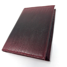 Travelon Genuine Leather Snakeskin Embossed Bi-fold Passport Wallet - $18.99