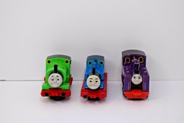 Lot of 3 Ertl Thomas &amp; Friends Die-cast Metal Train Engines: Thomas, God... - $14.84