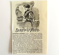 Syrup Of Figs Digestive Medicine 1894 Advertisement Victorian Laxative 1... - $14.99