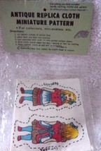 Vintage Antique Replica Cloth Miniature Doll Pattern New In Package - £3.92 GBP