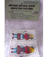 Vintage Antique Replica Cloth Miniature Doll Pattern New In Package - $4.99