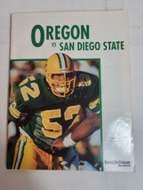 Vintage 90s Oregon Ducks vs SDSU San Diego St Football Game Program 1990 UofO - £10.76 GBP