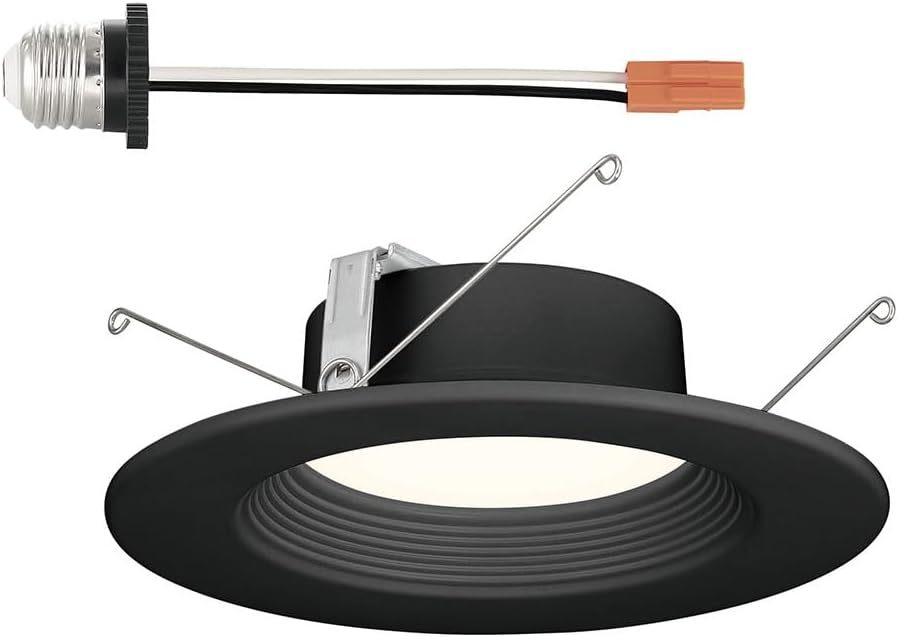 Designers Fountain Led Recessed Ceiling Light, 5/6 Inch 5Cct, Evl61093T50Bk - $44.92