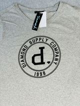 Men’s Diamond Supply Co Grey Short Sleeve Graphic Tee Size Small Graphic... - $11.00
