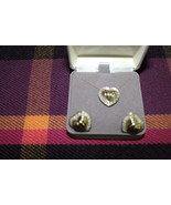 Peter Brams 14k/Sterling Heart Pendant, Heart Earrings and 14k PBD Chain - $379.95