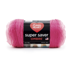 Red Heart Super Saver Ombre Yarn, 10 Oz., Jazzy - £12.49 GBP