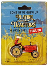 Playing With Tractors - Farmer Metal Tin Sign #41515 - 12.5 x 16in - Free Ship - £19.95 GBP