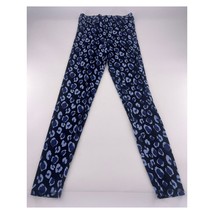 Boden Pants Womens Size 4 R Black Blue Leggings Stretchy Activewear Causal - $18.42