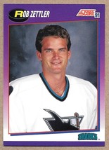 1991-92 Score American #370 Rob Zettler San Jose Sharks - £1.55 GBP