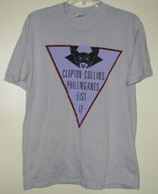 Eric Clapton Phil Collins Concert Shirt Vintage 1987 Single Stitched Siz... - $164.99