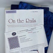 Fons &amp; Porter &quot;On the Rail&quot; Quilt Kit Blue/Red New in Package - £67.16 GBP
