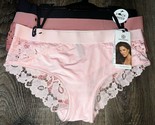 Daisy Fuentes ~ Womens Hipster Underwear Panties 3-Pair Polyester Blend ~ L - £13.85 GBP