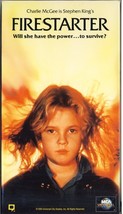 Firestarter VHS - Drew Barrymore Martin Sheen Stephen King - $2.99