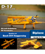 RC Airplane Biplane Beech Plane D17S 6G Gyro Control 3D Aerobatic Stunt ... - €154,80 EUR
