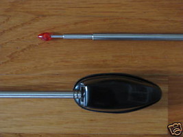 VW Beetle Bug Antenna Single Side Post Mount AM FM Radio Red Tip w/ Blac... - $49.95