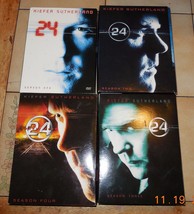 24 DVD SEASONs 1-4 Lot CBS - £57.44 GBP