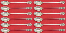 Grande Baroque by Wallace Sterling Silver Iced Tea Spoon 7 5/8&quot; Set of 12 pieces - £656.03 GBP