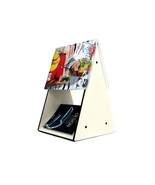 Golden Ratio Wooden Magazine Stand, Modern Newspaper Rack or Recipe Orga... - $1,553.76 MXN