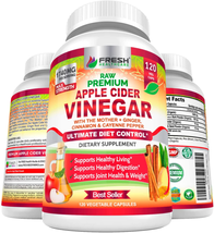 Fresh Healthcare Apple Cider Vinegar, Ultimate Diet Control, 120 Vegan C... - £30.72 GBP