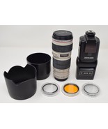 Canon EF 70 - 200mm f/4L USM Telephoto Zoom Lens + Thinklite TT680 - £695.92 GBP