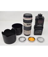 Canon EF 70 - 200mm f/4L USM Telephoto Zoom Lens + Thinklite TT680 - $1,210.28 CAD