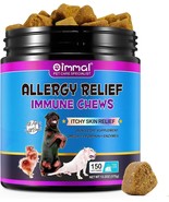 Dog Allergy Relief Chews, Itch Relief for Dogs, Allergy Relief Dog Treats w/Omeg - £19.10 GBP