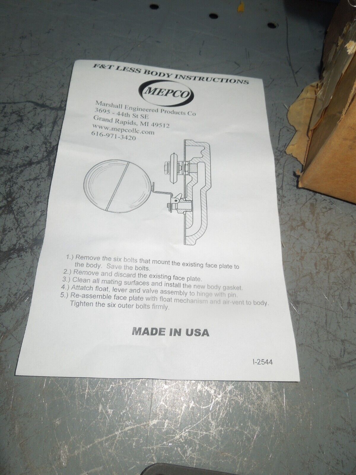 MEPCO ML9632 40/44-215A F&T Less Body 3/4" New Surplus Item image 5