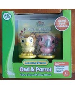 LEAP FROG LEARNING FRIENDS OWL &amp; PARROT FIGURE SET &amp; BOARD BOOK - $446.70 MXN