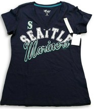 New NWT Seattle Mariners Women&#39;s G-III 4her By Carl Bank Medium Homefield Shirt - £14.76 GBP
